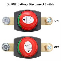 Interruptor de Desconexión de Batería ONEGOL A71003 DC12-48V Encendido/Apagado con Terminal Positivo/Negativo para Auto y Barco