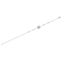 Vente en gros de bracelets de haute qualité 1ct VVS D couleur émeraude moissanite charme couple bijoux fins bracelets pour femmes