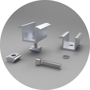 Tiêu chuẩn cao nóng bán bảng điều khiển năng lượng mặt trời gắn chân đế giữa kẹp bảng điều khiển năng lượng mặt trời gắn giữa kẹp cuối - Product Image 2