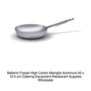 Deep Aluminum Frying <b>Pan</b> with Helper <b>Handle</b> Ø 45 cm H 10 cm Ballarini - Product Image 2