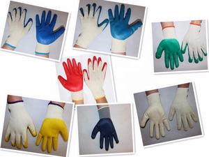 Suncend رخيصة 10G البولي يوريثين بطانة شقة السلس المطاط قفازات مطلية بالمطاط - Product Image 2