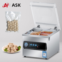Machine d'emballage sous vide commerciale pour viande, scelleuse automatique à chambre pour la conservation de la viande et de la volaille