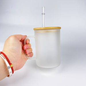 USA magazzino 11oz chiaro Sublimatable tazza di <span class=keywords><strong>caffè</strong></span> in vetro ad alta borosilicato tazza di <span class=keywords><strong>caffè</strong></span> in vetro con rivestimento a sublimazione - Product Image 3