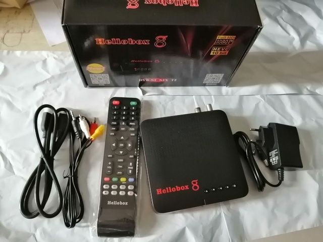 Hellobox 8 New Version Satellite Receiver DVB-T2 DVBS2 Combo DVBPlayer for Satellite TV Sat Receiver DVB-S2/S2X/T2 Set Top Box