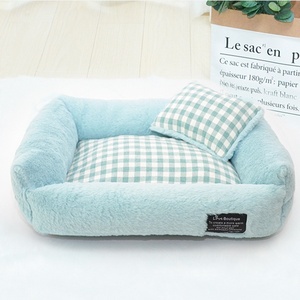 Fabrika özel yüksek kalite nefes Pet köpek toptan kare toplu yatak küçük orta büyük köpekler kedi yavru Pet çekyat - Product Image 5