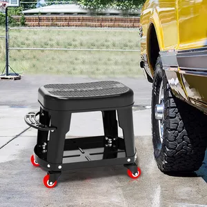 XIANFENG 360 Rolling Tool Stool Solid Structure With Weight Load 300lbs /Removable Seat As Knee Board