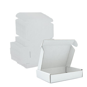 Giấy hộp bưu phẩm sinh thái thân thiện có thể tái chế Trắng sóng giấy gửi thư hộp cho quần áo - Product Image 6