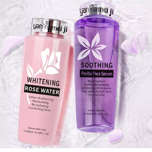 Sérum Visage Apaisant à l'<span class=keywords><strong>Eau</strong></span> <span class=keywords><strong>de</strong></span> <span class=keywords><strong>Rose</strong></span> et à la Perilla, Blanchissant, Nourrissant en Profondeur, Anti-rides, Anti-acné, Essence Faciale en Gros - Product Image 1