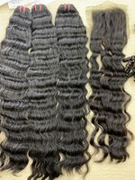 Lots de Cheveux Humains Vierges Bruts Vietnamiens, Lots de Cheveux Remy Vierges de Haute Qualité, Cheveux Humains Vierges Brésiliens Grade 10A Ondulés Profonds