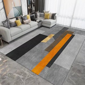 Alfombra plegable de lujo resistente a las manchas para dormitorio, alfombra grande para sala de estar
