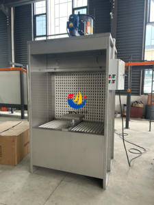 Цена по прейскуранту завода-изготовителя 304 из нержавеющей стали 1 метр влажная покрасочная камера для жидкой окраски с поворотным столом - Product Image 3