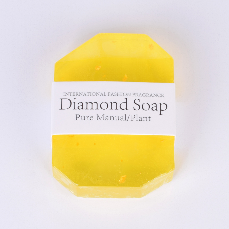 Savon diamant jaune
