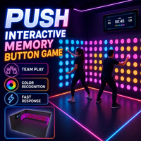 Jeu interactif de réaction et d'évasion pour le team building, boutons LED RGB activés par le toucher, pour 1 à 8 joueurs, centres d'activités intérieures