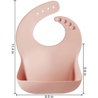 Bavoirs jetables en silicone pour bébé, bavoirs d'alimentation en silicone personnalisés, bavoirs en silicone pour bébé