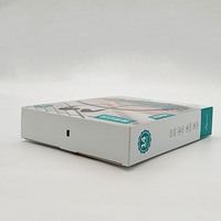 Qualité fiable Boîte de carton d'emballage personnalisable Boîte d'écouteur pliable Fenêtre transparente Impression en relief Matériaux recyclés
