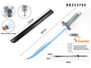 Épée De tueur De démons Anime japonais 60CM, jouet épée <span class=keywords><strong>Katana</strong></span> en plastique - Product Image 3