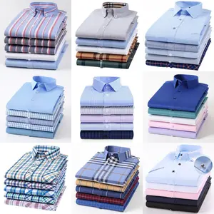 Made In China 100% Cotton Men's Shirt Autumn Quick-drying Clothes New Men's Chiffon Shirt Wholesale