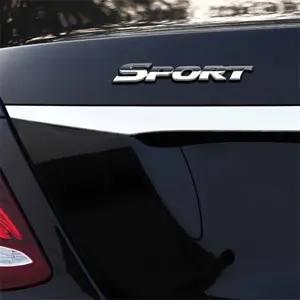卸売レーシングスポーツ3DロゴABSカスタムバッジ車のステッカーデザイン装飾ユニバーサルカー用