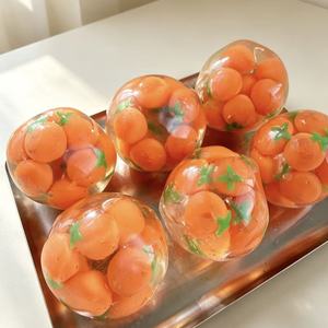 Nuevo Pelota Antiestrés Suave Naranja Hecha a Mano, No Rebotante, con Aceite de Coco y Vaselina, Controlada por Sonido - Product Image 4