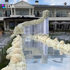 Arco de Boda LEDA Elegante en Forma de S, Color Blanco, Decoración para Bodas, Arco Grande para Flores, Decoración para Eventos - Product Image 6