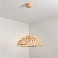 Lampe suspendue en fer bleu creux, style nordique, pour salle à manger, chambre à coucher, chambre d'enfant, café, décoration de la maison