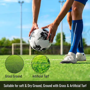 Balón de Fútbol Profesional de PU Termosellado, Ligero, Ecológico, Talla 5, con Logotipo Personalizado, Duradero, de Alto Rendimiento, para Entrenamiento y Partidos - Product Image 3