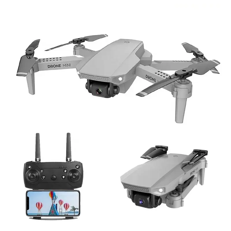 Takenoken Brushless RC Quadcopter Drones with HD Camera and GPS Foldable 1080P Wifi Pro Drone Toys Height Hold Mode E88 Drone