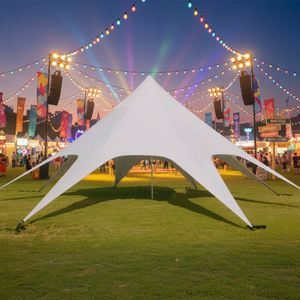 Auvent de camping en plein air personnalisé à prix d'usine, auvent en toile Oxford à étoile, auvent à pic unique, auvent de montagne, auvent de fête en plein air, <span class=keywords><strong>tente</strong></span> de réception - Product Image 1