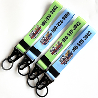 Schlüssel bund Lanyard mit Fabrik Hot Sale Personal isierte Geschenke Kurzer Schlüssel bund Lanyard Outdoor Kletter schnalle Wrist let Schlüssel bund