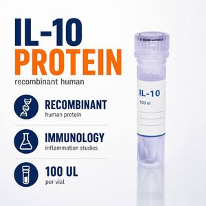 Kit de détection d'activité de réactif d'essai immunologique anti-inflammatoire à base de protéine humaine recombinante IL-10 - Product Image 1
