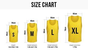 网眼大洞青年足球小品便士可定制印花标志套装12/24运动混战青年服装练习背心 - Product Image 3