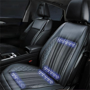 Cuscino Universale Estivo in Seta Ghiacciata <span class=keywords><strong>per</strong></span> Sedile <span class=keywords><strong>Auto</strong></span> con Rete Traspirante e Ventola di Raffreddamento, <span class=keywords><strong>Coprisedili</strong></span> <span class=keywords><strong>Auto</strong></span> - Product Image 2