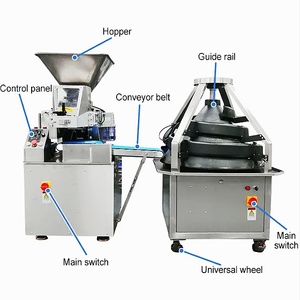 Diviseur et arrondisseur de pâte à <span class=keywords><strong>pizza</strong></span> à contrôle numérique et poids réglable, directement de l'usine - Product Image 5