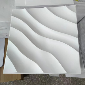 Panneau mural décoratif extérieur en PVC 3D stéréoscopique moderne, résistant à l'humidité, autocollant mural de fond, directement du fabricant - Product Image 6
