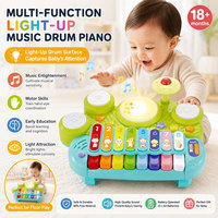 Montessori Baby Musical Instrument Electronic Xylophone Drum Educational Learning Toy for Toddlers 18M+