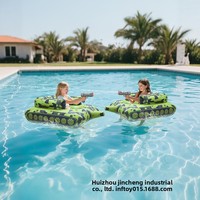 Bateau gonflable en PVC avec canon à eau électrique haute pression automatique pour des soirées aquatiques interactives – Chine