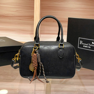 New Fashion <b>Square</b> Hand Bags Office Ladies Vintage Style Microfiber Leather Shoulder Bag Woman Handbag With Lovely Charm - Product Image 3