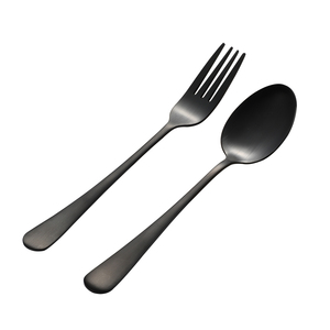 Bán buôn Matte Bạc đồ ăn dao kéo Matt dao kéo đen chất lượng cao - Product Image 2