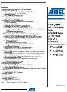 E-<span class=keywords><strong>TAG</strong></span> ATMEGA16U2-AU IC MCU 8BIT 16KB FLASH 32TQFP composants électroniques à circuit intégré IC ATMEGA16U2-AU ATMEGA16U2-AU - Product Image 5