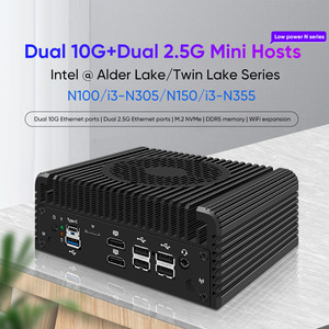 Topton Solid Mini PC In-tel N150 N100 Firewall Router 2*10G SFP 2*2.5G LAN Type-C 2NVMe SATA NAS Storage Home Lab Server Pfsense - Product Image 5