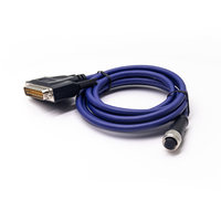 Cable M12 de 17 Pines, Conector Macho y Hembra DB25 de 6 Pines, 4 de 17 Pines a 9 de 25 Pines, D-sub DB15 D-Sub25