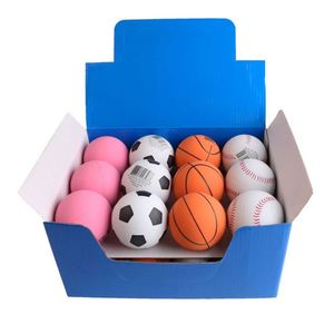 Pelota Antiestrés de Alta Elasticidad con Impresión Serigráfica, Divertida y Suave, Juguetes Promocionales con Material y Logotipo Personalizados - Product Image 2