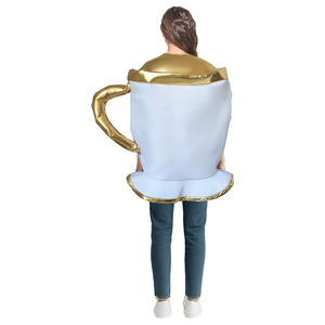Costume de jeu de rôle Lumière et Belle pour adultes unisexe, tenue de couple amusante, déguisement d'Halloween Candelabra pour femmes, costumes de Madame Potts - Product Image 5