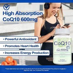 Капсулы с убихинолом CoQ10, витамином Е и Омега-369 для поддержки сердца и энергии (собственная торговая марка) - Product Image 5