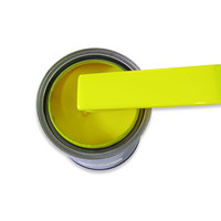 Peinture acrylique jaune citron 1K pour la finition de la peinture automobile liquide avec résine utilisée pour la réparation et le revêtement de la voiture