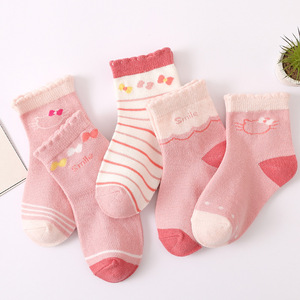 Jingwen Summer Thin InvisibleShallow Mouth Chaussettes pour enfants de couleur unie - Product Image 6
