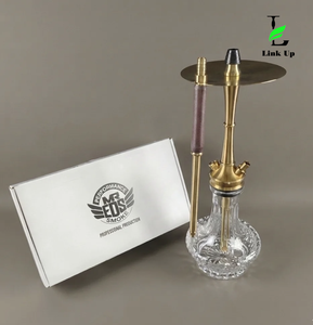 Set de Hookah Original Mr. Eds E14 Diamond, Hookah de Lujo Premium de Acero Inoxidable, Muebles para Tienda de Hookah, Bar, Restaurante, Cafetería, Shisha - Product Image 1