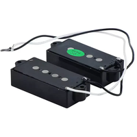 Hot Sale 4 String P Bass Pickup Electric Guitar P Bass Pickup with Ceramic Magnet Black