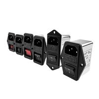 DOREXS Filtre EMI passe-bas certifié IEC 1A 3A 6A 10A | Filtre de ligne électrique anti-bruit de haute qualité