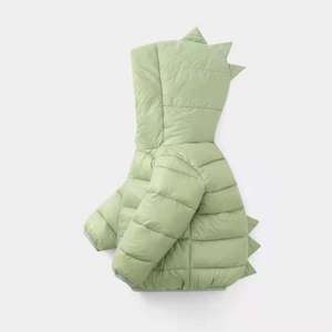 Vestes d'hiver légères pour enfants de 1 à 6 ans, imprimé dinosaure, veste pour garçons et filles - Product Image 4